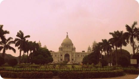The Victoria Memorial is the glory of Calcutta. 