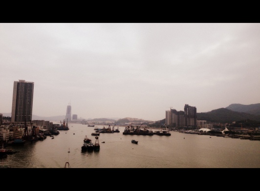 Panoramic views are just so romantic. This one is from the top of Sofitel Macau. 