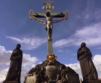 Karluv Most. Muse (3) Statuary of the Holy Crucifix and Calvary