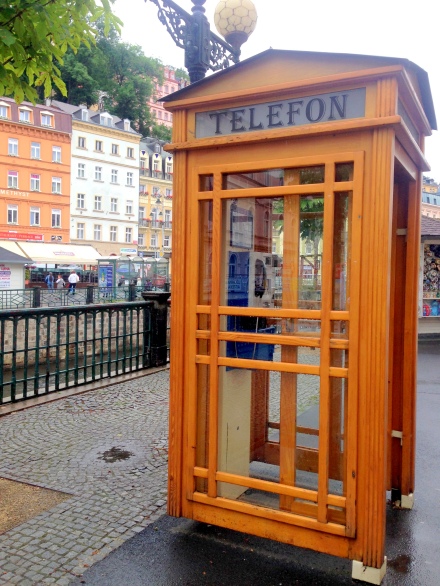 A Czech telefon booth 